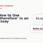 How to Use ‘therefore’ in an Essay