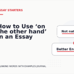 How to Use ‘on the other hand’ in an Essay
