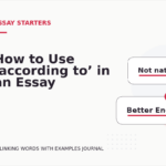How to Use ‘according to’ in an Essay