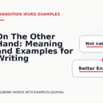 On The Other Hand: Meaning and Examples for Writing