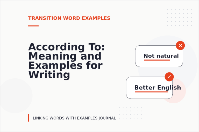 According To: Meaning and Examples for Writing According To: Meaning and Examples for Writing