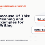 Because Of This: Meaning and Examples for Writing
