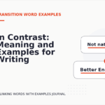 In Contrast: Meaning and Examples for Writing