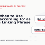 When to Use ‘according to’ as a Linking Phrase