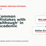 Common Mistakes with ‘although’ in Academic Writing